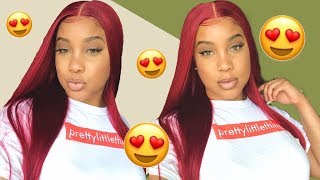 New Deep Part Red Hair Wig Under $50 | Hot Girl Summer Approved