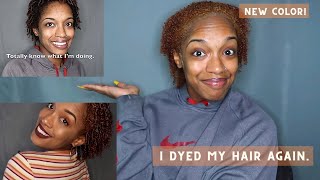 How I Dye My Natural Hair At Home Without Bleach, Pt. 2 | *Updated* New Color!