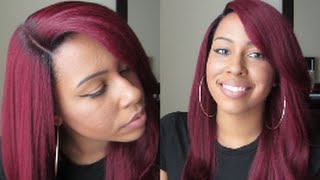 How To Add Dark Roots To Your Wig! Ft. Bs201 | Red Head! | Sistawigs.Com