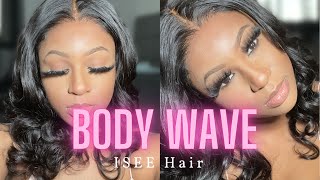 Isee Hair Amazon Review | Body Wave Bob Wig + Start To Finish Closure Wig Install