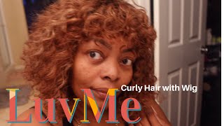 Hair Review: Luvme Reddish Brown Color Deep Wave Wig With Bangs