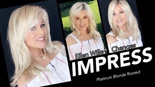 Ellen Wille Changes Impress Wig Review | Pastel Blonde Rooted | Exquisite Layering!