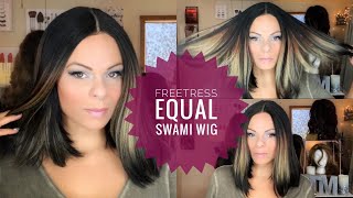 Pour On The Heat!! Freetress Swami  Wig Review |  Pbcoffee | Small Wig Cap