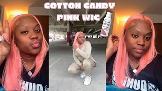 Cotton Candy Pink Wig | Watch Me Water Color & Style
