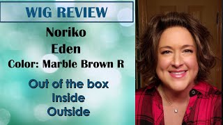 Wig Review | Noriko Eden In The Color Marble Brown R | New For Fall 2019 | Inside And Outside
