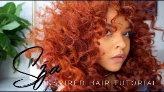 Sza Hair Tutorial | Ginger Colored Wig With Her Hair Company