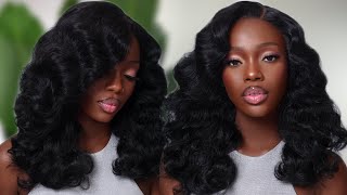 Sensationnel Human Hair Blend Butta Hd Lace Front Wig - Deep Wave 20” | Okemute Ugwuamaka