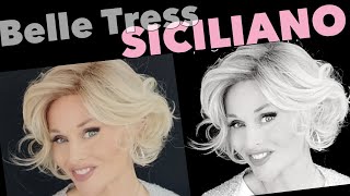 Belle Tress Siciliano Wig Review | Champagne With Apple Pie | Compare Bon Bon | Old Hollywood Curls!