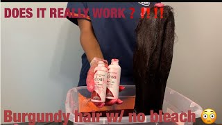 Dying 1B Hair Without Bleach|Water Color Method.
