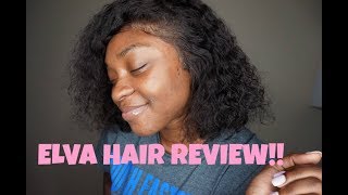 How To Bleach Knots Without Bleach|Elva Lace Front Wig Review