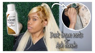 How To: Dye Roots Dark Brown Quickly + Tone Ash Blonde |613 Hair |Brownskin Girl Friendly|Tutorial