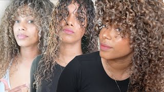 Watch This Before Bleach/Lightening Your Hair! My Color Care + Curly Routine 2022 — Fine 3B Curls