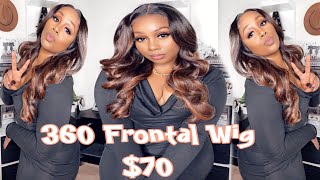 Worth The $70  New Outre 360 Frontal Lace Wig Maximina  | Samsbeauty