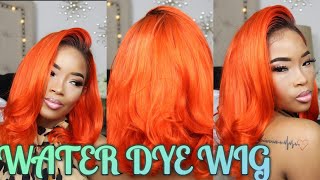 Water Color Wig | Orange Hair