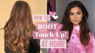 How To: Root Touch-Up At Home! (Black To Brown Hair Roots)