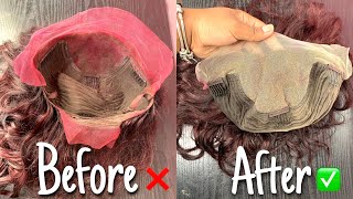 How To Fix A Stained Lace | Remove Hair Dye From Your Lace *Must Watch*