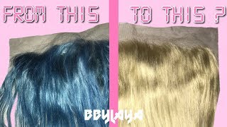Removing Dye From A 613 Lace Frontal? | Bbylaya