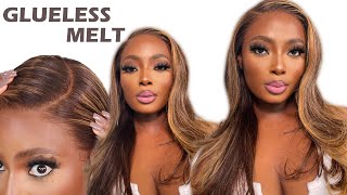 3-Steps Melted Glueless Wig| 13X6 Deep Parting Hd Lace Front Wig Ft Hairvivi