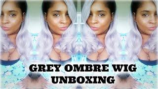 Grey Ombre Wig Unboxing // Aliexpress