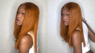 4X4 Ginger Closure Wig Install W/ Layered Cut Ft. Arabella Hair