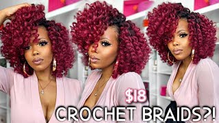  $18 Texture & Diy Color |Fast Easy Knotless Crochet Braids In 1 Hr! So Versatile! Jamaican Bounce