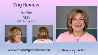 Wig Review | Noriko May In The Color Maple Sugar R - Basic Cap, Layered Bob