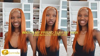Watch My Friend Slay My Hair | Junoda Wig Klarna Buy Now Pay Later