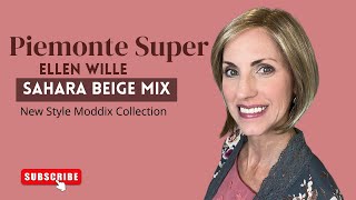 Ellen Wille Piemonte Super Sahara Beige Mix Wig Review! New Style & Shade!