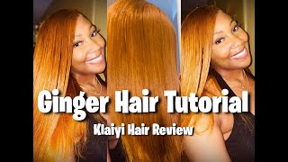 Ginger Hair Tutorial | Klaiyi Wig Review