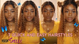 7 Quick Cute Hairstyles For A Lace Wig | Ft Hairspells
