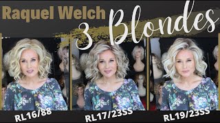 Raquel Welch 3 Blondes | Wig Color Comparison |  Editor'S Pick | Rl16/88 |  Rl17/23Ss   | Rl19/