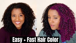 Coloring My Hair Purple Without Bleach!