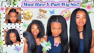 Most Realistic V Part Wig Review! No Leave Out No Glue | Natural Looking Ft.#Ulahair