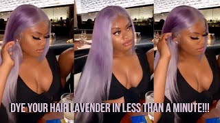 How To Dye Your Hair Lavender| Water Color Method Ft. Supernova Hair