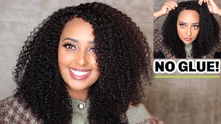Watch Me Slay The Most Natural Curly Wig Like It'S My Own Hair | No Glue, No Baby Hair! | Rpgsh