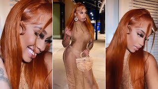 Ginger Auburn Wig…Umm No Bleach Needed | Grwm Hair Edition Ft Unice Hair