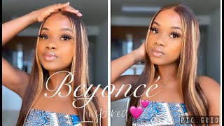 Beyoncé Inspired 22”Ombré Highlighted Wig Ft Iseehair || Beautifully Slayed