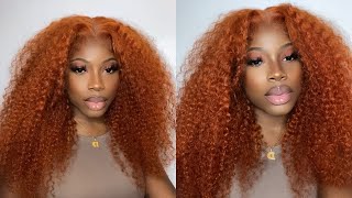Ginger Orange Curly Wig | Perfect Fall Time Look ! | Afsisterwig