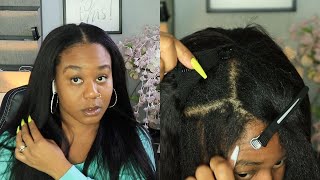 The Best V-Part Lace Wig For Natural Hair. Fea. Beauty Forever