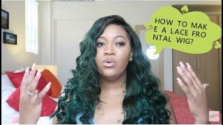 How To Make A Lace Frontal Wig By Leeleeurstrulee |  Isee Hair Brazilian Body Wave Review