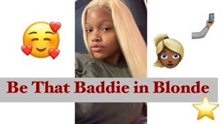 Be A Baddie In This Blonde Straight Wig From "Isee Hair On Aliexpress"