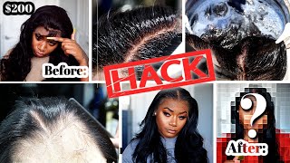 Make A $200 Affordable Wig Look Like $2000! Ft Ywigs | Blue Black Watercolor | Laurasia Andrea Wigs