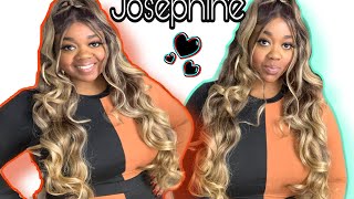 New! Bobbi Boss Mlf415 Josephine| Updo Revolution Lace Front Wig