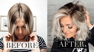 Easy Diy Babylights Hair Tutorial To Blend Out Roots