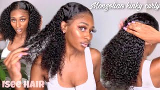 The Best Curly Hair Ever ! | Isee Hair Mongolian Kinky Curly Hair | Type 4 Natural Hair
