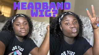 Trying Out A Headband Wig! Is It Worth The Hype? | Isee Hair