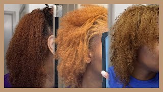 How To | Red To Honey Blonde With No Bleach