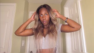 How To Dye Wig  Blonde With Dark Roots Tutorial Start To Finish