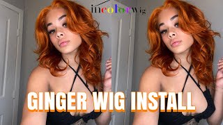 Ginger Closure Wig Installation (Perfect For Fall) Ft. Incolorwig