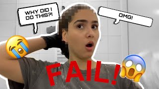 Removing Hair Color Without Bleach  *Fail* | #Removehaircolorfail
